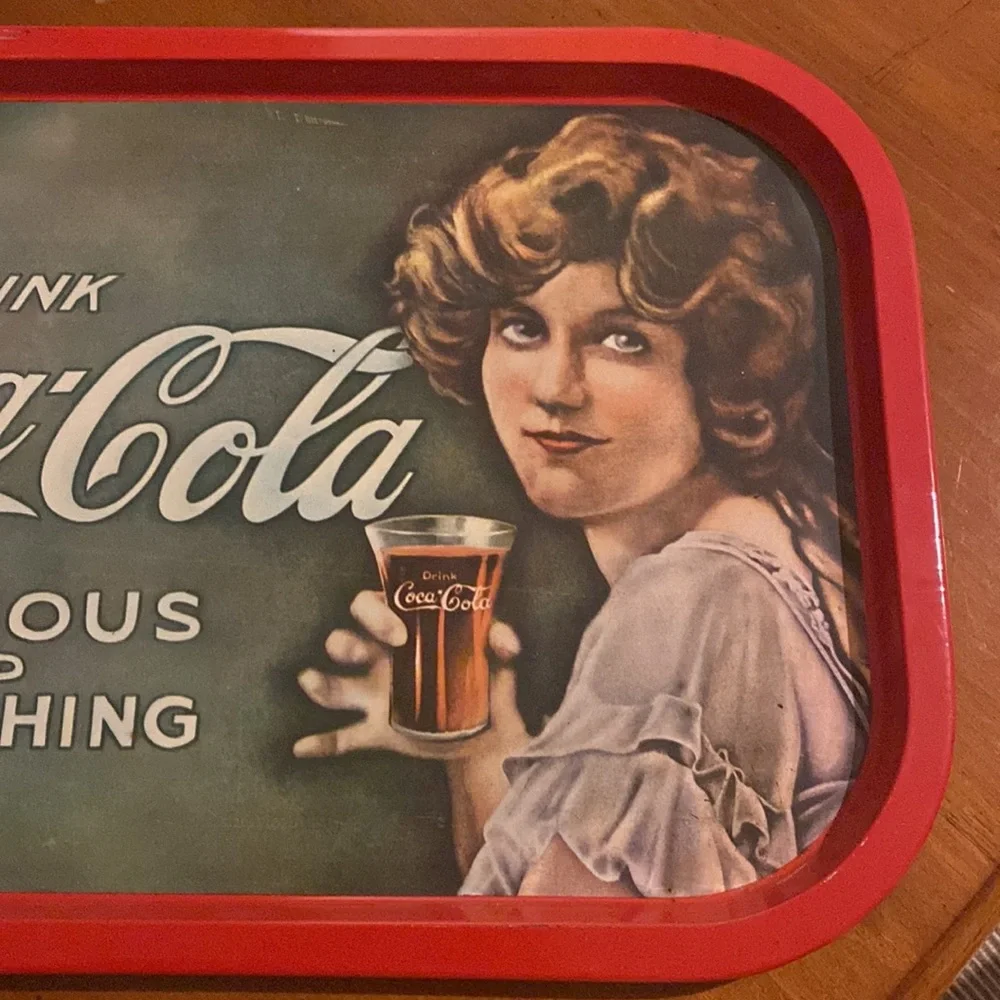 ‼️Vintage‼️ Drink Coco-Cola Refreshing Collector Serving Tray